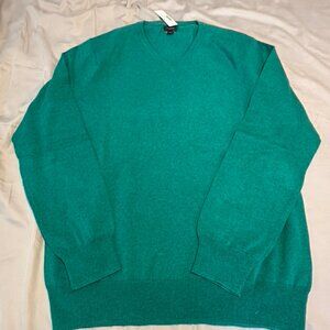 J. Crew cotton v-neck sweater (M)